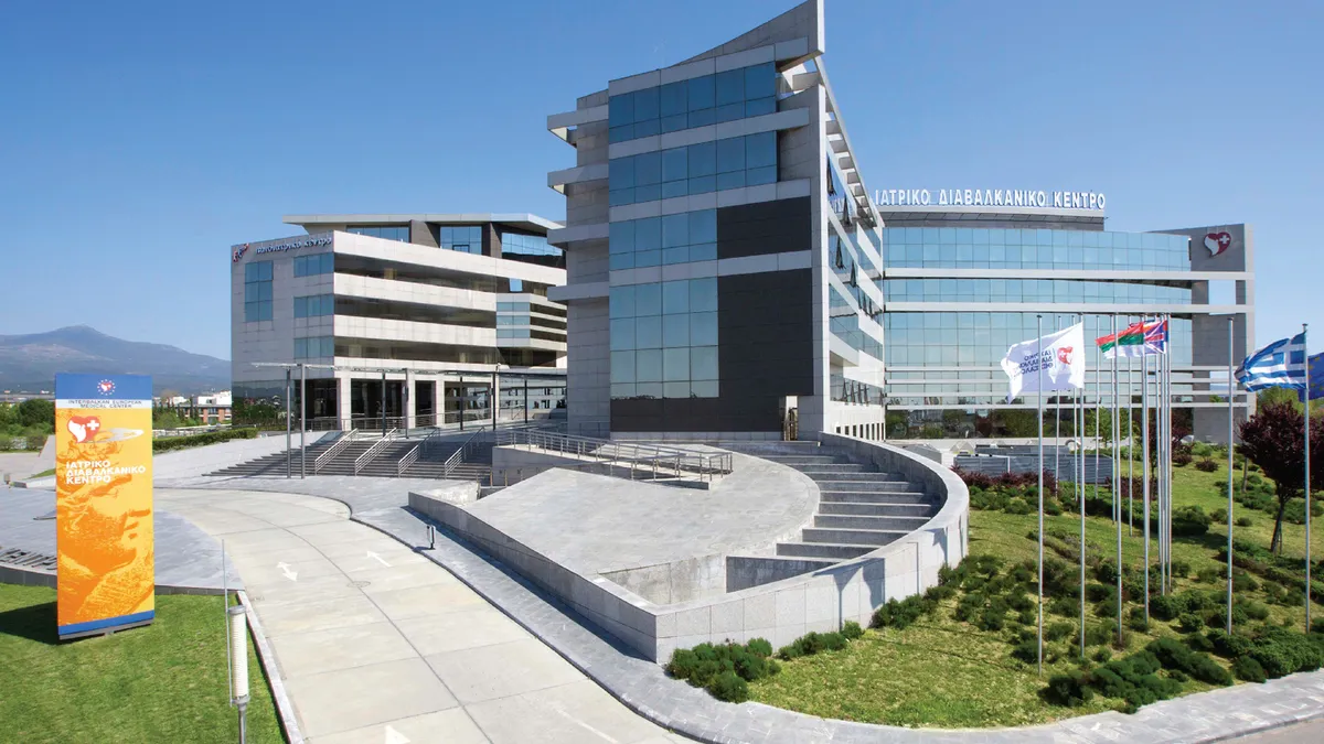 Το κτίριο του Interbalkan Medical Center στη Θεσσαλονίκη